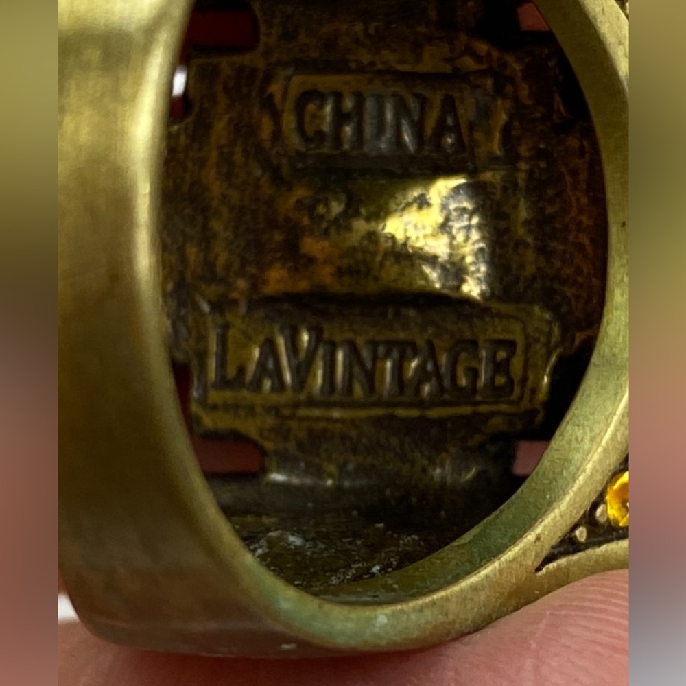 Vintage square ring - Picture 5 of 6